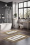 Mijölnir Juego de alfombrillas de baño CT-5077 de 2 piezas Multicolor